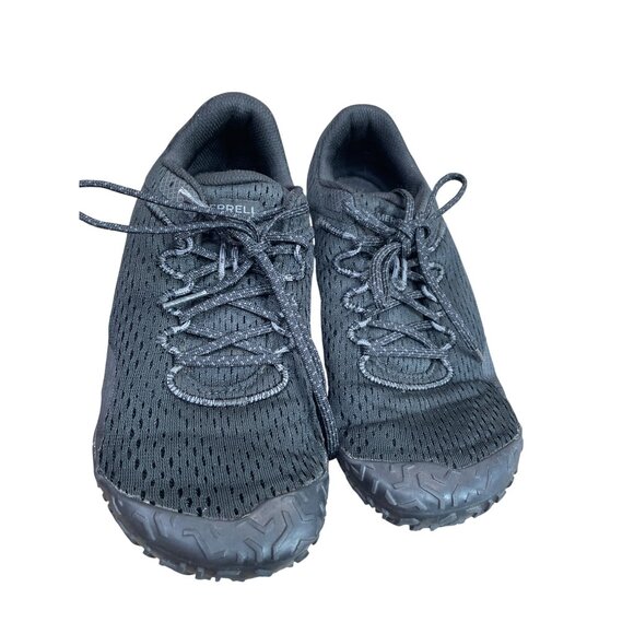 Merrell Vapor Glove 6 Vibram womans black mesh Trail Running sneakers Sz 9 - Picture 14 of 15